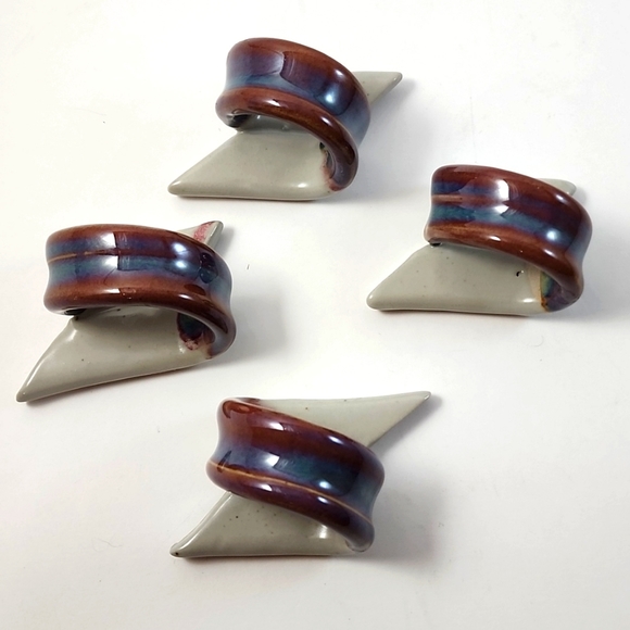 Pottery Napkin Rings - Picture 2 of 3